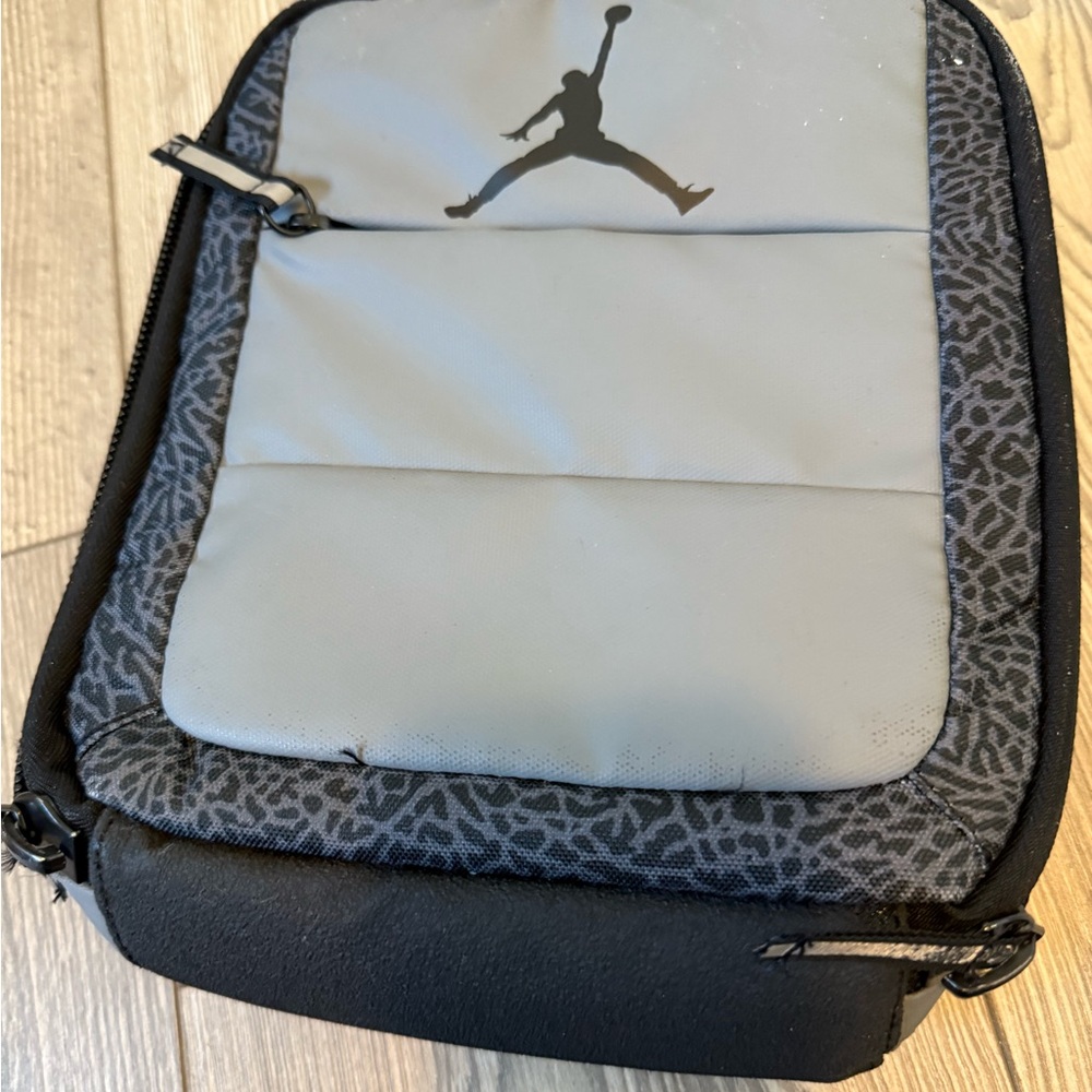 Jordan Black and Gray Men's Belt Bag